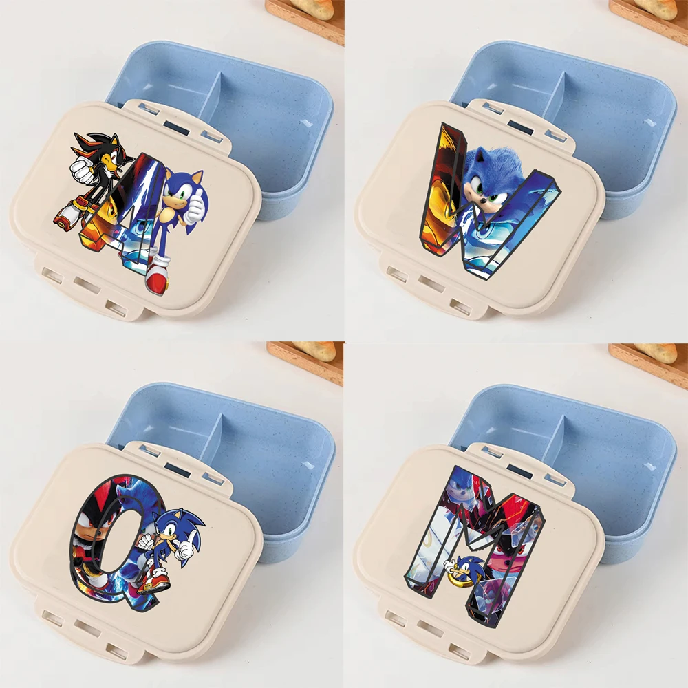 Bento Box - Sonic The Hedgehog Lunchboxen mit Buchstaben