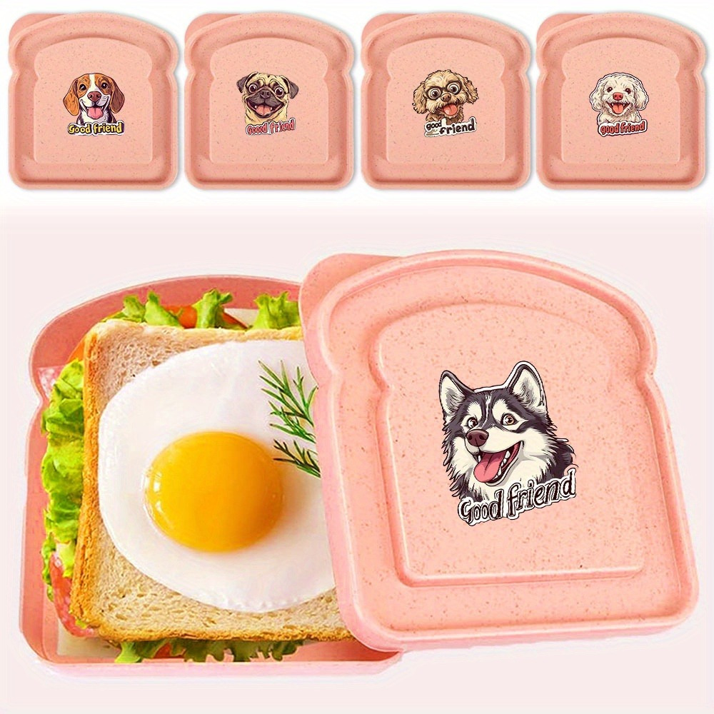 Bento Box - Große, toastförmige Aufbewahrungsbox für Lebensmittel, tragbarer