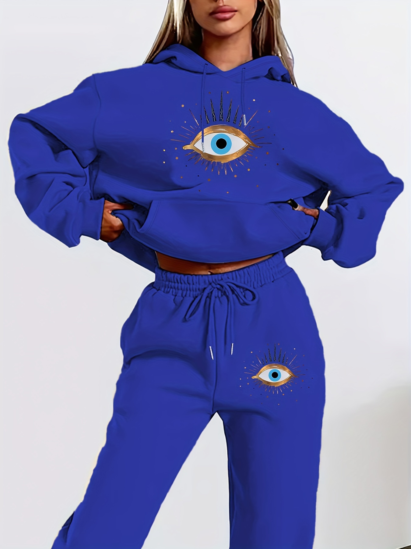 Matcha - 2026 Neues Damen-Hoodie-Trainingsanzug-Set, Langarm-Kapuzen-2-Teiler, Lässiger Trainingsanzug,