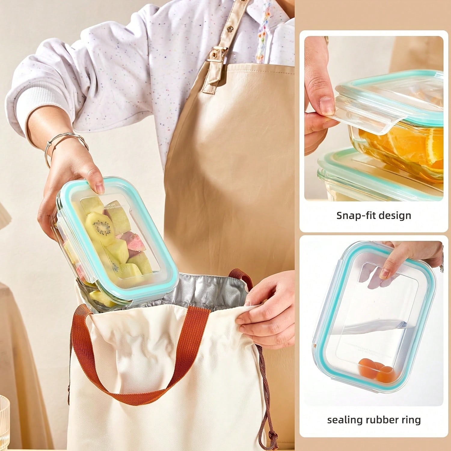 20 Stück luftdichte Glasbehält – Bento Box Bewertung und Preis