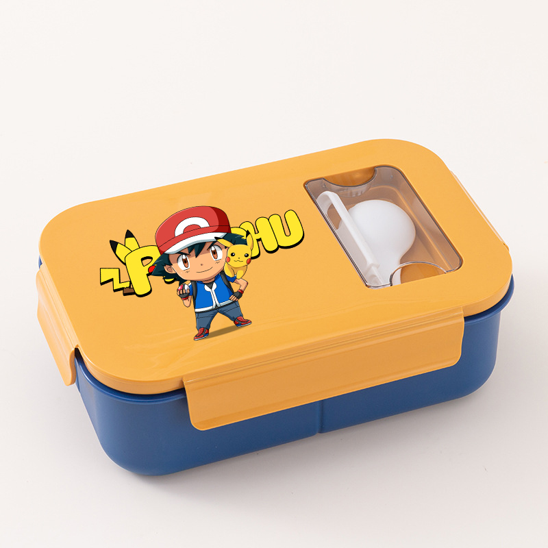 Pok É Mon Lunchbox mit Löffel, – Bento Box Bewertung und Preis