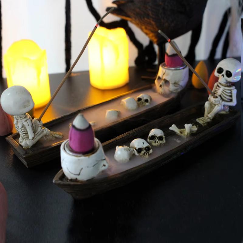 Skull Boat Räucherstäbchenhalt – Incense Holder Bewertung und Preis