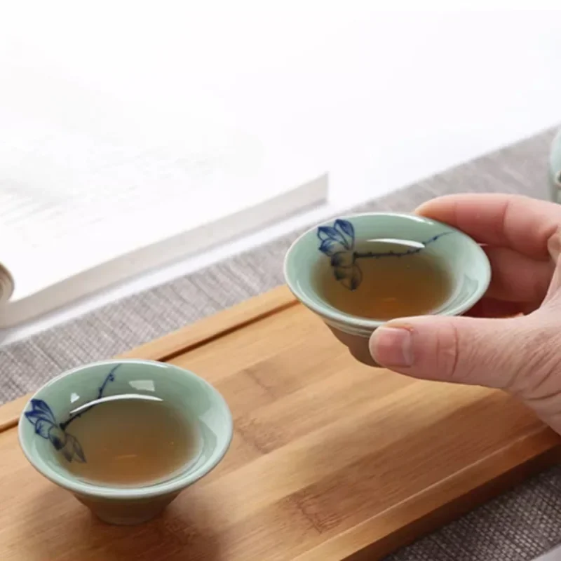 1 Stück handbemalte, rissige K – Japanese Pottery Bewertung und Preis