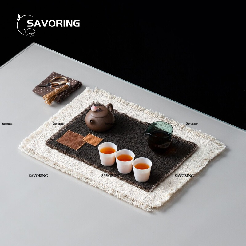 Vintage-Teematte, doppellagige – Japanese Tea Bewertung und Preis