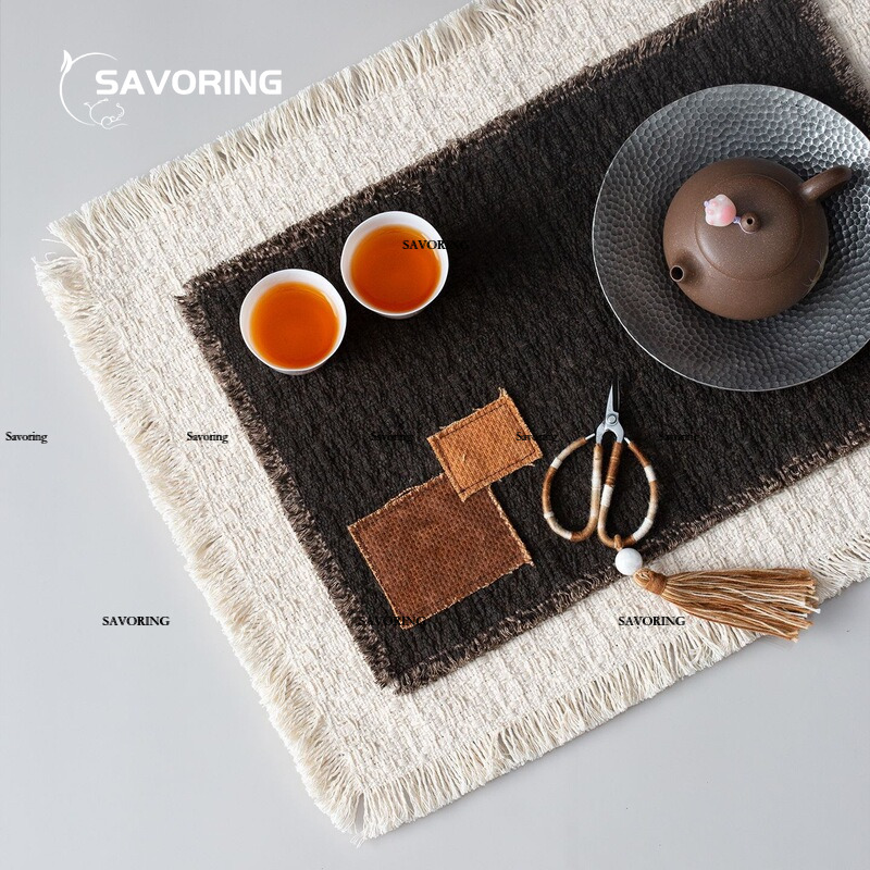 Vintage-Teematte, doppellagige – Japanese Tea Bewertung und Preis